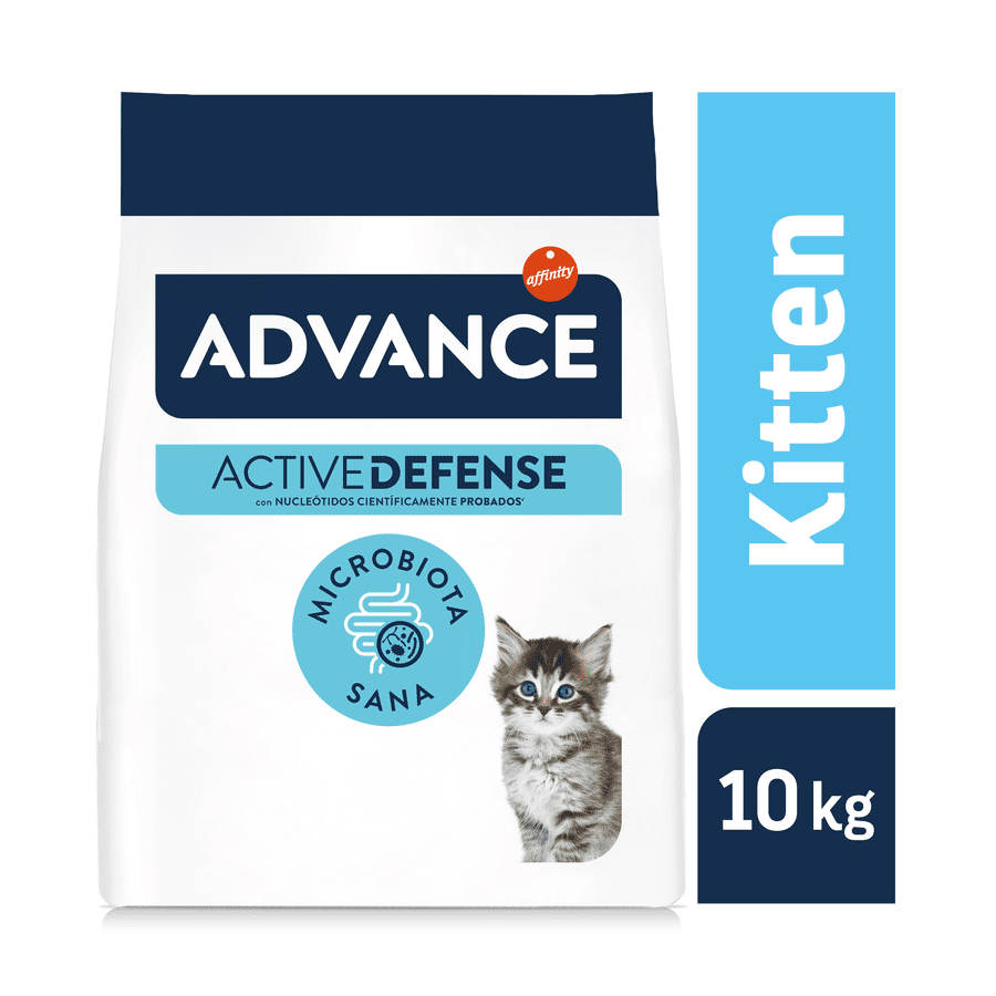 10 kg Advance Active Defense Frango e Arroz ra&ccedil;&atilde;o para gatinhos, , large Imagem n&uacute;mero 2